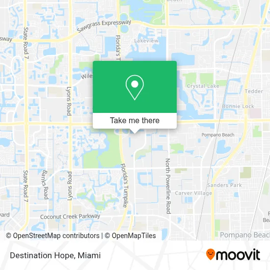 Destination Hope map