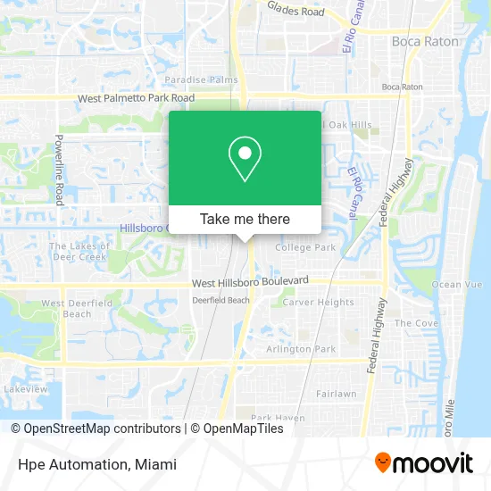 Hpe Automation map