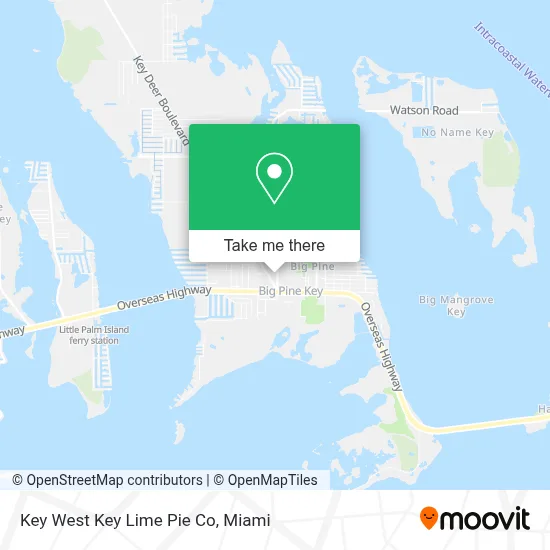 Key West Key Lime Pie Co map