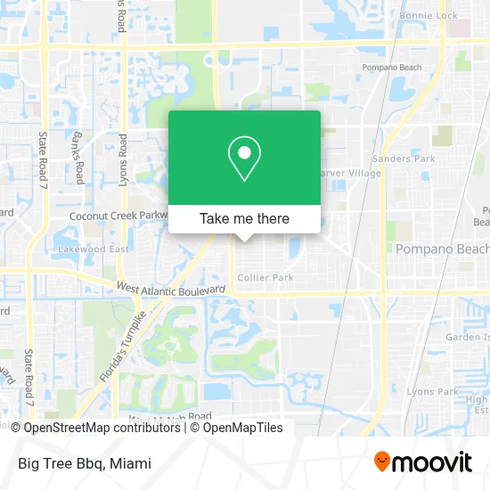 Big Tree Bbq map