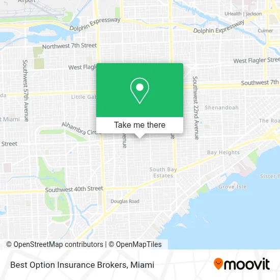 Best Option Insurance Brokers map