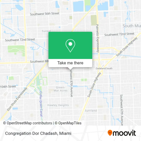 Congregation Dor Chadash map