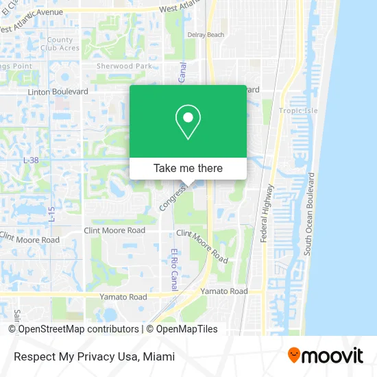 Respect My Privacy Usa map
