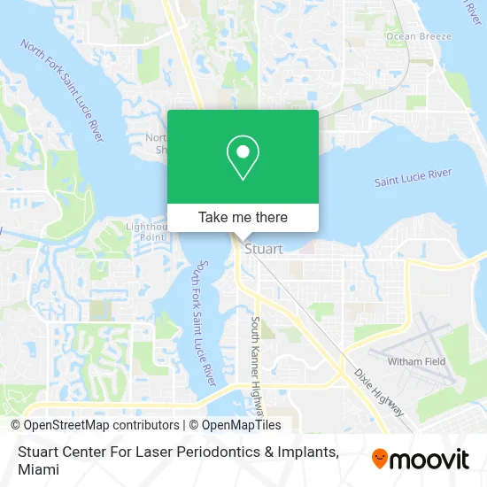 Stuart Center For Laser Periodontics & Implants map