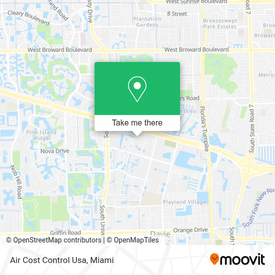 Air Cost Control Usa map