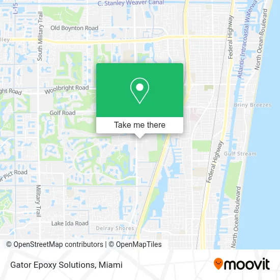 Gator Epoxy Solutions map
