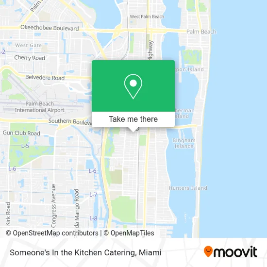 Someone's In the Kitchen Catering map