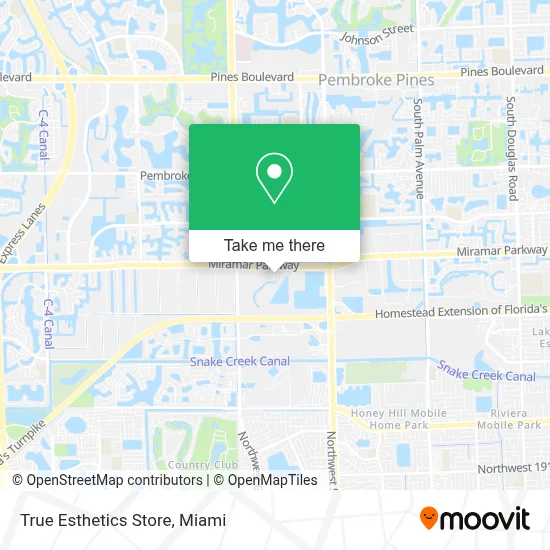 True Esthetics Store map