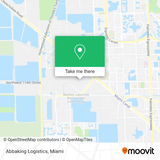 Abbaking Logistics map
