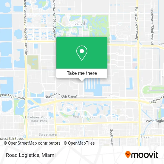 Road Logistics map
