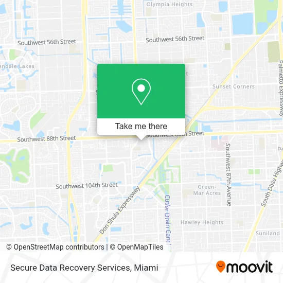 Secure Data Recovery Services map