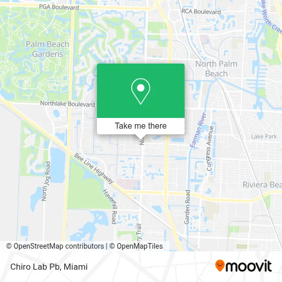 Chiro Lab Pb map