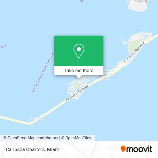 Caribsea Charters map