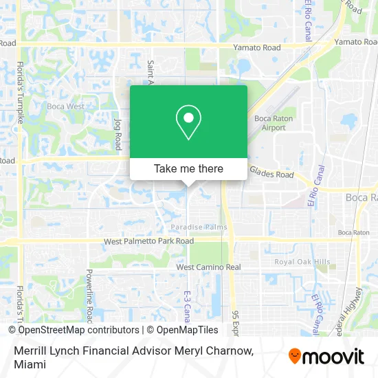 Merrill Lynch Financial Advisor Meryl Charnow map