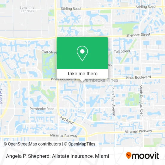 Angela P. Shepherd: Allstate Insurance map