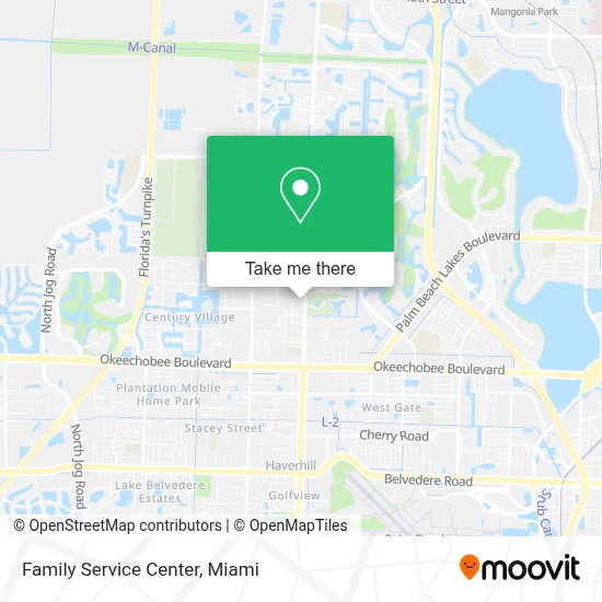 Family Service Center map