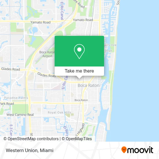 Western Union map