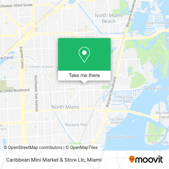 Caribbean Mini Market & Store Llc map