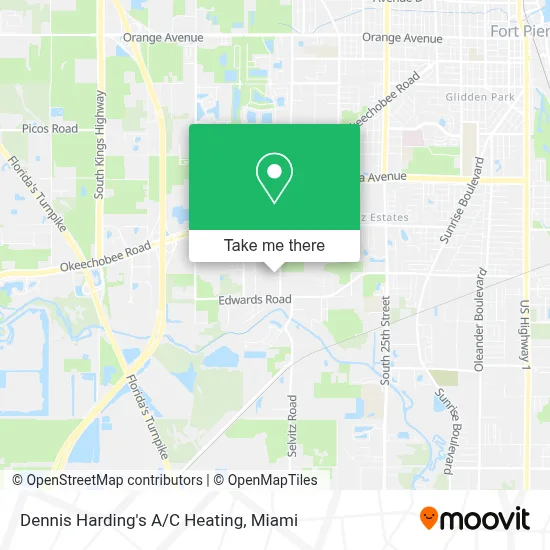 Dennis Harding's A/C Heating map
