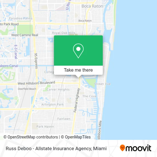 Russ Deboo - Allstate Insurance Agency map