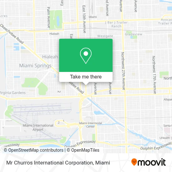 Mr Churros International Corporation map