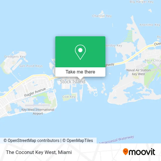 The Coconut Key West map