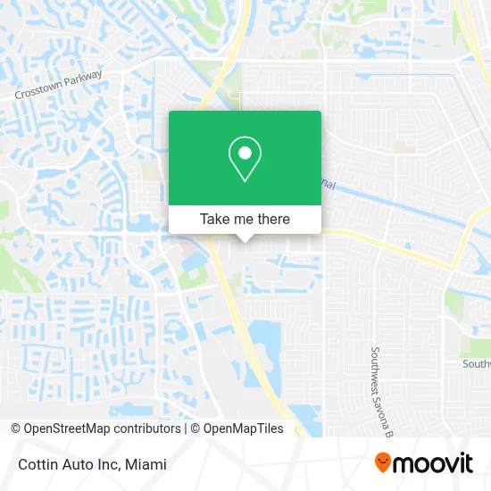 Cottin Auto Inc map