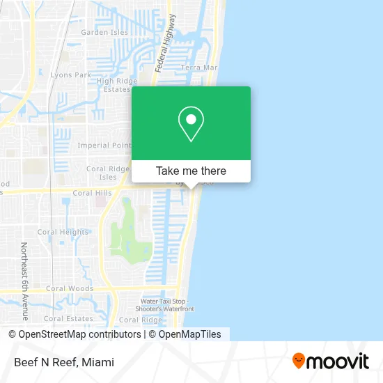 Beef N Reef map