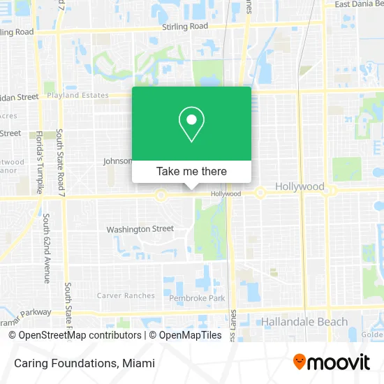 Caring Foundations map