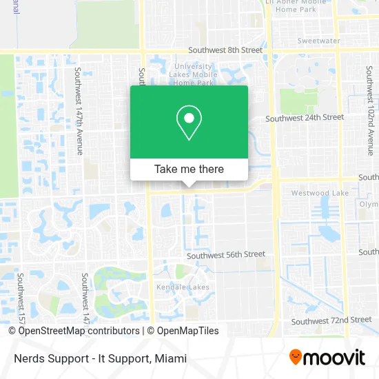 Nerds Support - It Support map