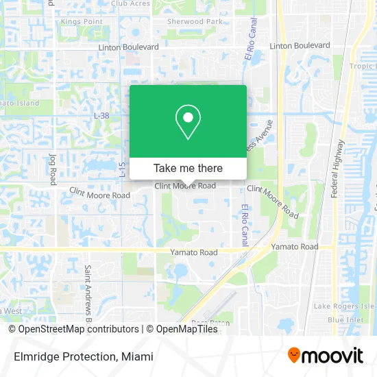 Elmridge Protection map