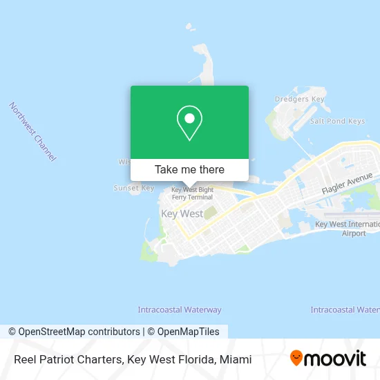 Reel Patriot Charters, Key West Florida map