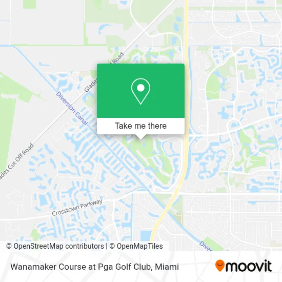 Wanamaker Course at Pga Golf Club map