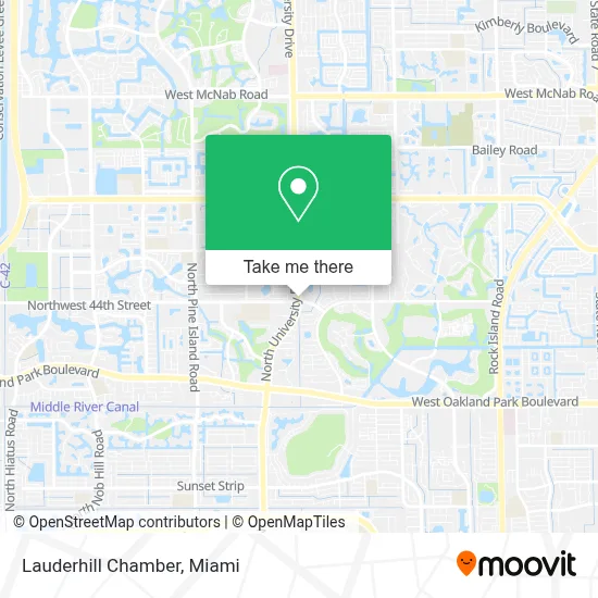 Lauderhill Chamber map