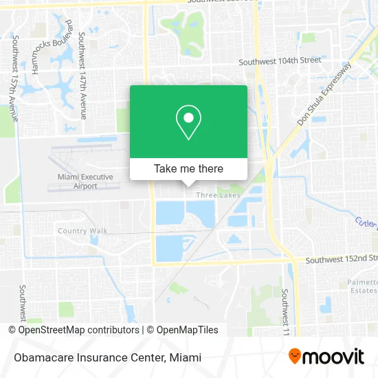 Obamacare Insurance Center map