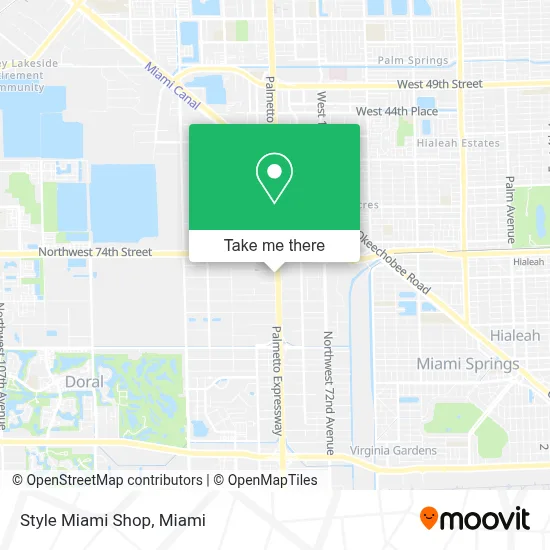 Style Miami Shop map