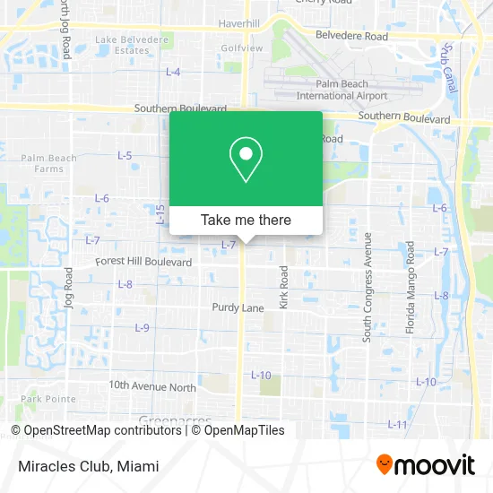 Miracles Club map