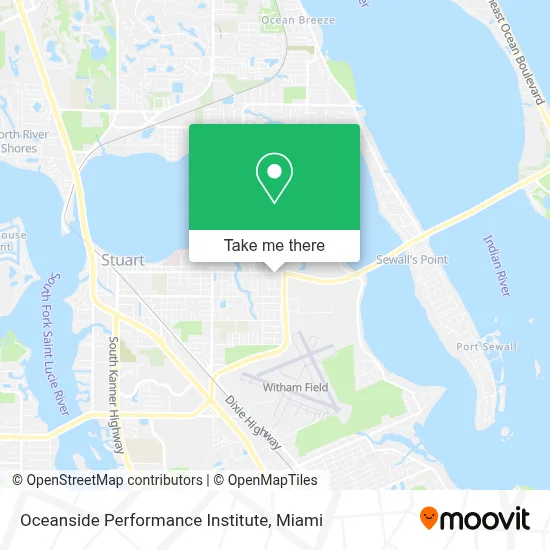 Oceanside Performance Institute map