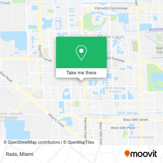 Rads map