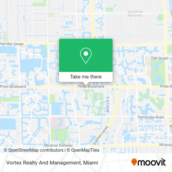 Vortex Realty And Management map