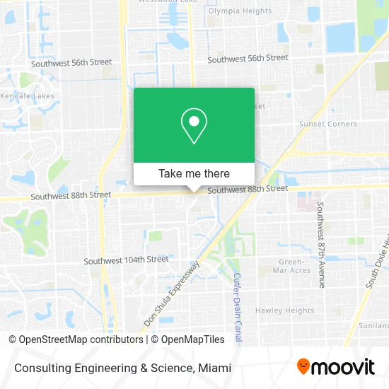 Consulting Engineering & Science map