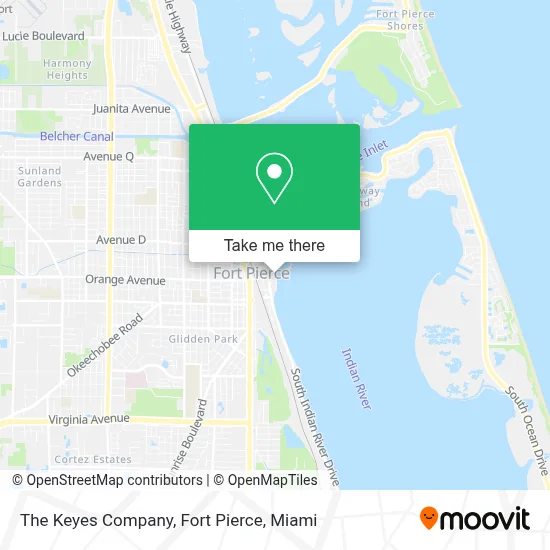 The Keyes Company, Fort Pierce map