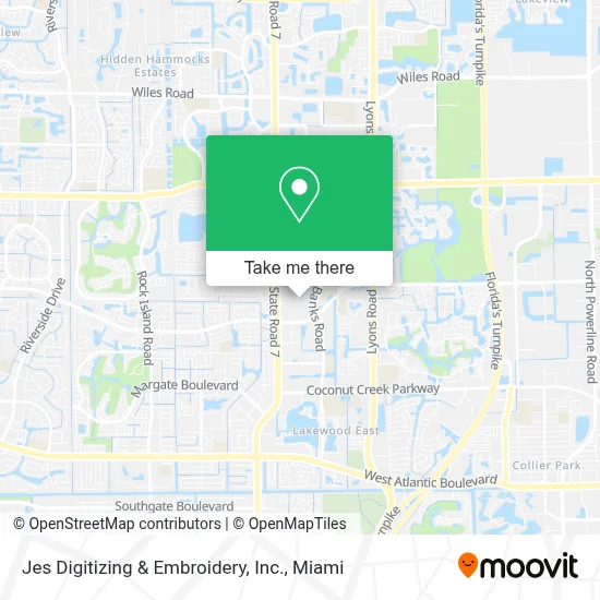Jes Digitizing & Embroidery, Inc. map