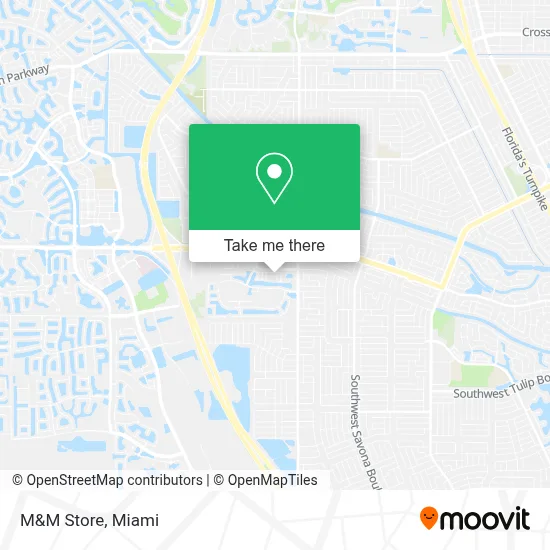 M&M Store map