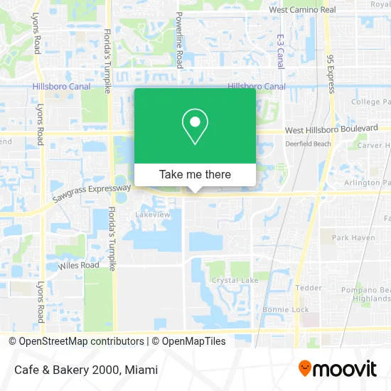 Cafe & Bakery 2000 map