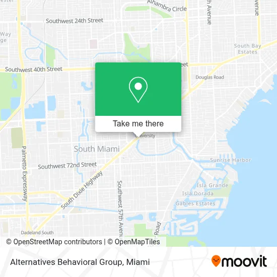 Alternatives Behavioral Group map