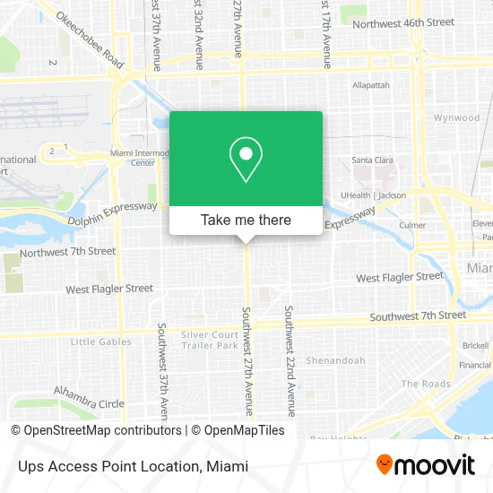 Ups Access Point Location map