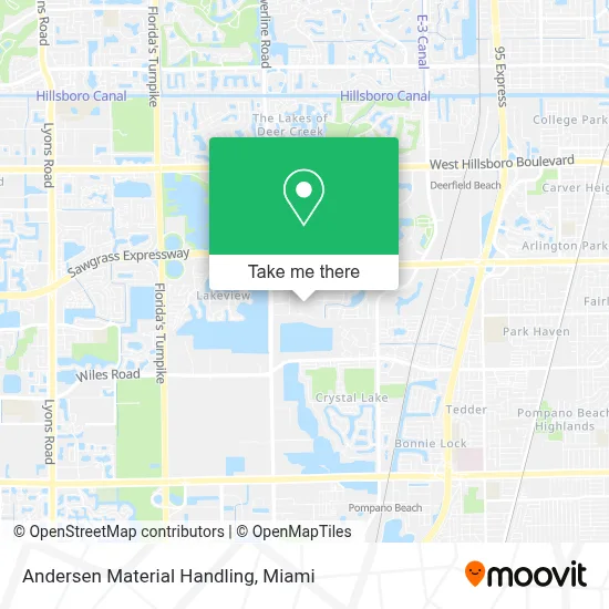Andersen Material Handling map