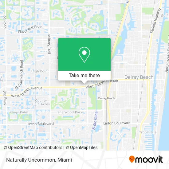 Naturally Uncommon map