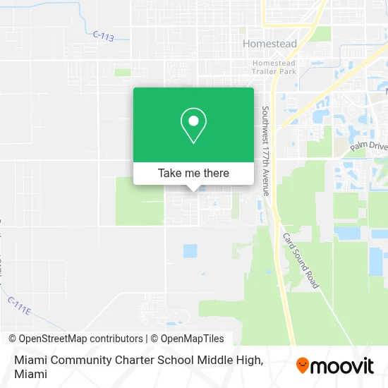 Miami Community Charter School Middle High map